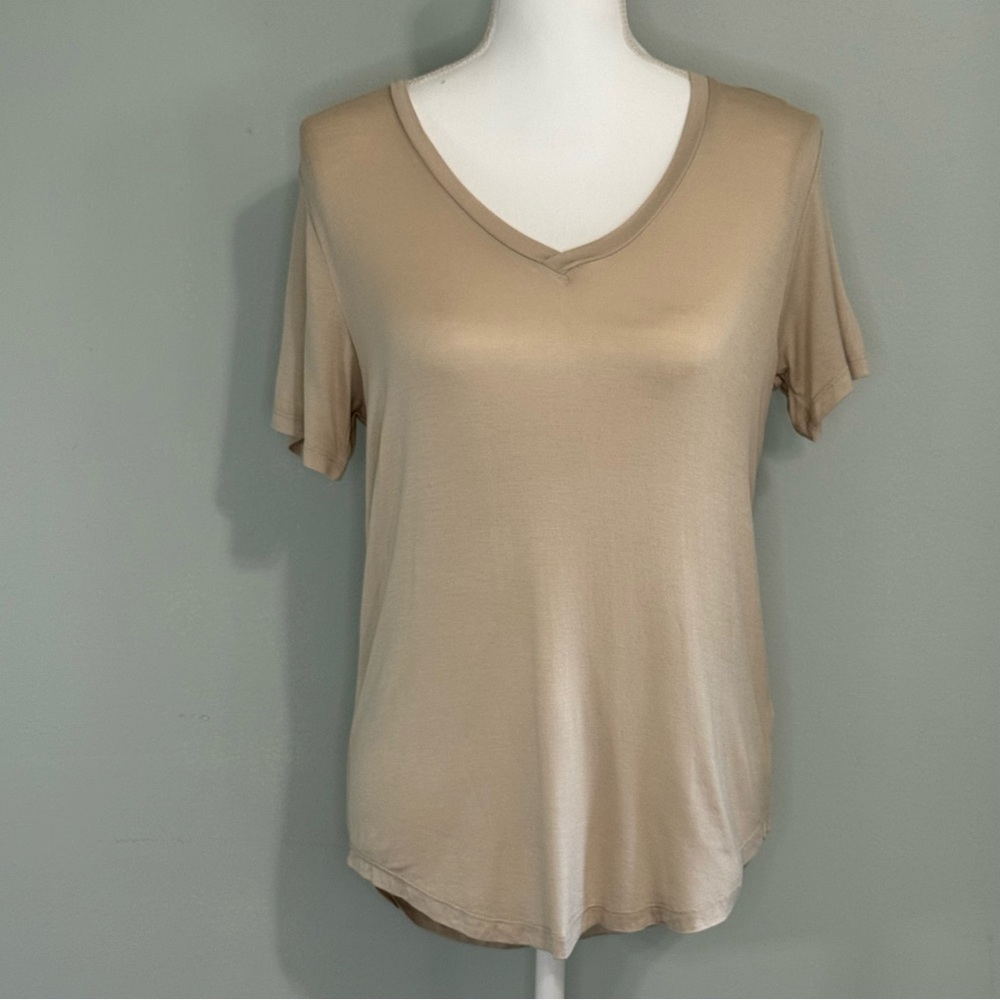 Brown‎ Fitted Short Sleeve Tee
